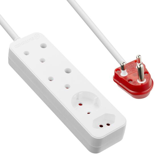 MULTIPLUG  HIGH SURGE 4 WAY 0.5M 