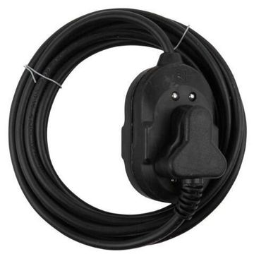 ELECTRICAL EXT LEAD 5M BLACK 10A