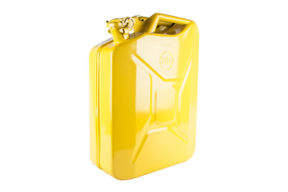 Jerry can metal diesel yellow 20l