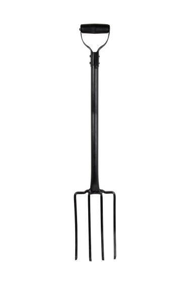 Kaufmann Steel 4 Prong Garden Fork Black 30cm