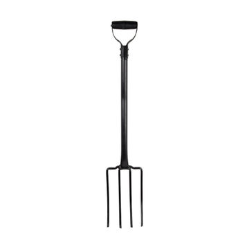 Kaufmann Steel 4 Prong Garden Fork Black 30cm
