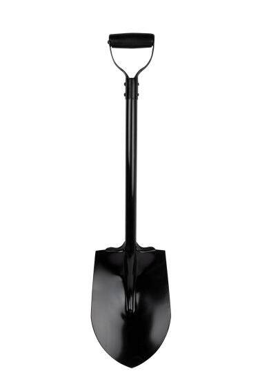 Kaufmann Steel Round Nose Shovel Black 30cm