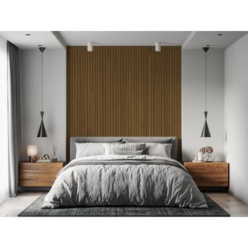 Wall Paneling Slatted Bamboo T10mm x W113mm x L2400m