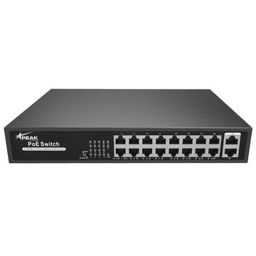POE SWITCH PEAK POWER 16PRT 2PRT UPLINK