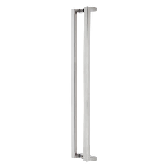 Brushed stainless s square pull handle