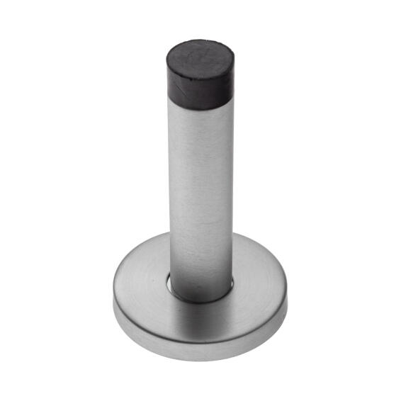 Wall mounted door stop brushed finish