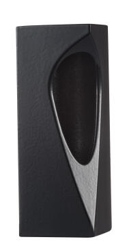 Curtain Rod Finial INSPIRE 28mm Diameter Hole Column Black x1