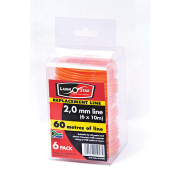 2.5 MM X 10 M SIX PACK NYLON LINE