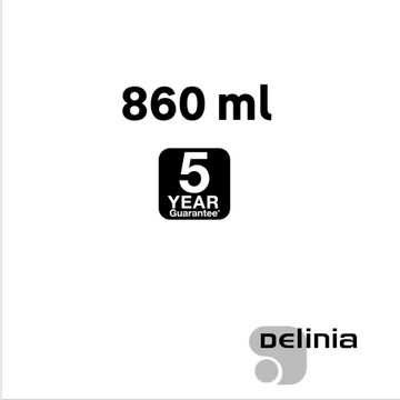 Delinia Glass Jar 860Ml D9.9Xw10.4Xh16.5