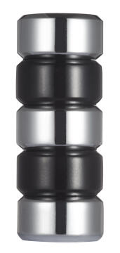 Curtain Rod Finial INSPIRE 28mm Diameter 5 Parts Column Gloss Black x1