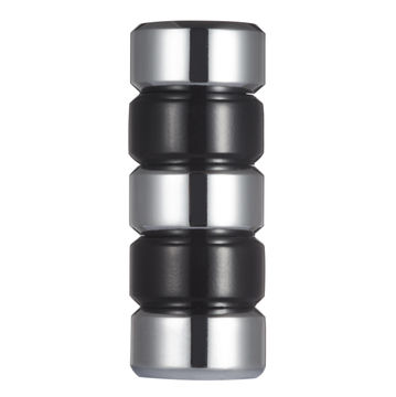 Inspire curtain rod finial  28mm diameter 5 parts column gloss black x1