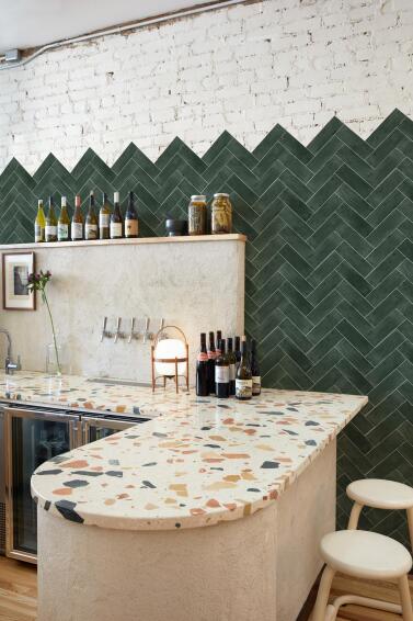 Wall Tile Ceramic Rain Kale