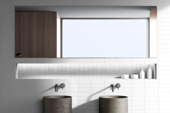 Wall Tile Ceramic Amazonia Arctic 65X200MM