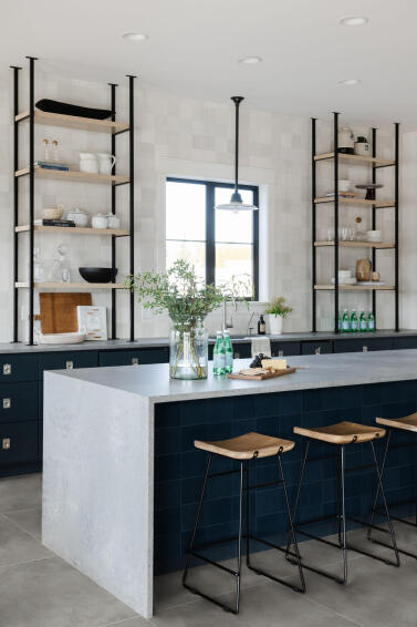 Wall Tile Ceramic Casablanca Quadrato Denim L12cm x W12cm
