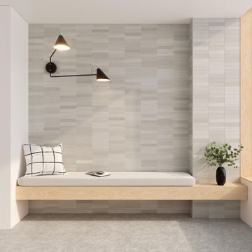 Wall tile  ceramic candy crayon grey 75x300mm