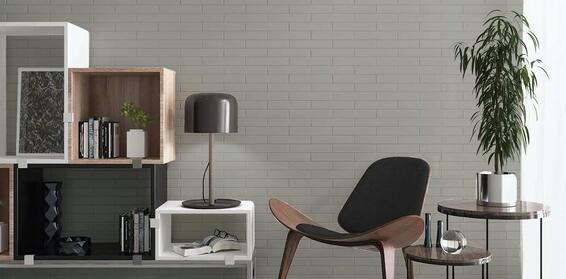 Wall Tile Ceramic Farrow Grey Gloss 50X250MM (1m2/box)
