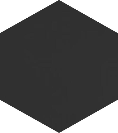 Floor Tile Porcelain Flamingo Black L17cm x W15cm (0.57m2/box)
