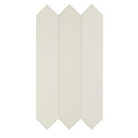 Wall tile  ceramic candy crayon white 34x243mm