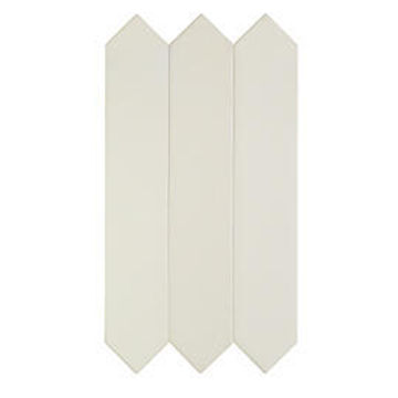 Wall tile  ceramic candy crayon white 34x243mm
