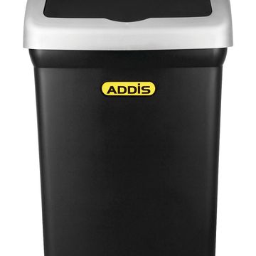 ADDIS FLIP TOP BIN BLACK 32L