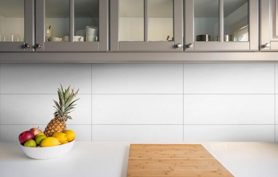 Wall tile  ceramic matt white 200x500mm