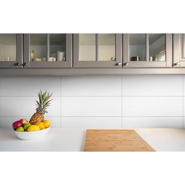 Wall tile  ceramic matt white 200x500mm