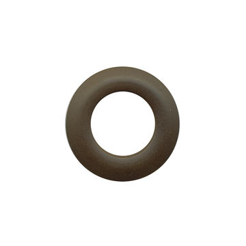 Curtain Grommets Metal Look Brown x8