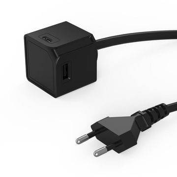 USB CUBE EXTENDED USB AC EU BLACK