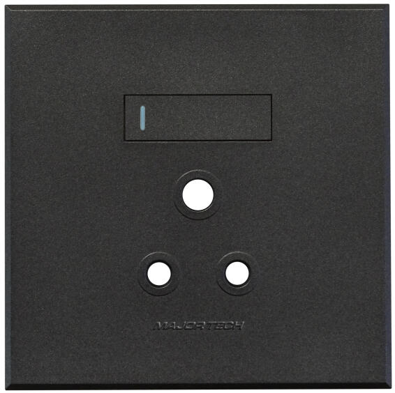 COVER PLATE 1XSOCKET VETI3 4X4 GR/GR