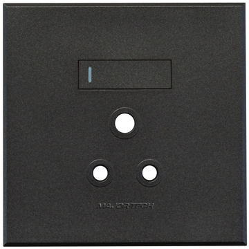 COVER PLATE 1XSOCKET VETI3 4X4 GR/GR