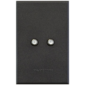 Veti 3 Double Satelitte Socket Graphite (100x50)