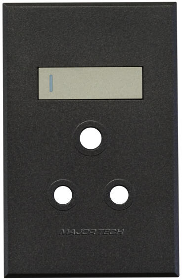 COVER PLATE 1XSOCKET VETI3 2X4 TI/GR