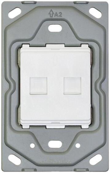 SOCKET 2 X DATA VETI3 2X4 NO COVER