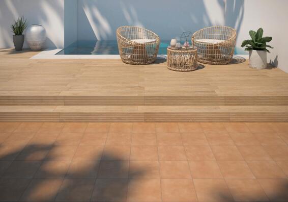 Floor Tile Porcelain Trunk Deck Natural Slip Resistant 230X1200MM (1.38m2/box)