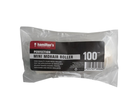 Hamiltons Paint Brush 110mm Perfection Mini Mohair Roller
