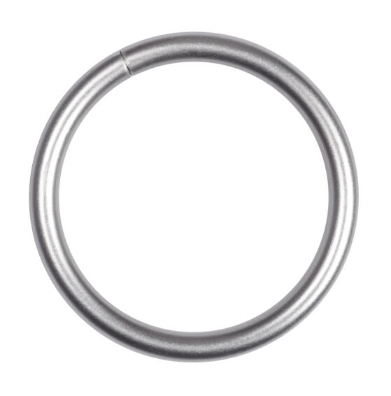 10pc plated iron nickel matt curtain ring