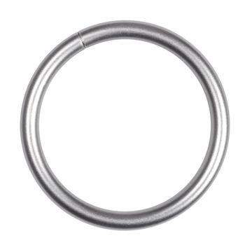 10pc plated iron nickel matt curtain ring