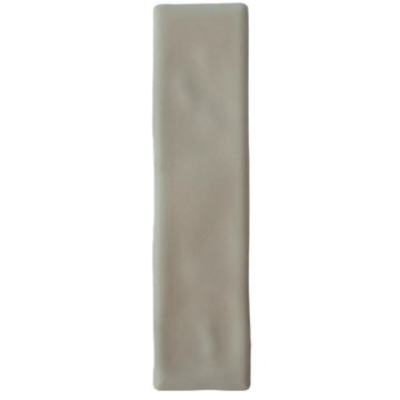 Subway matt tile ceramic silver 75x300