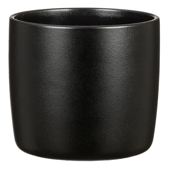 Scheurich ceramic plant pot black 18cm