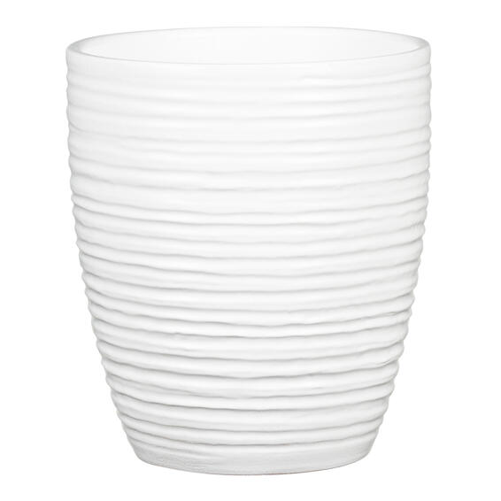 Scheurich ceramic plant pot ivory white 14cm