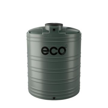Eco Tanks Vertical Water Tank Stormy Sky 2450 Litre