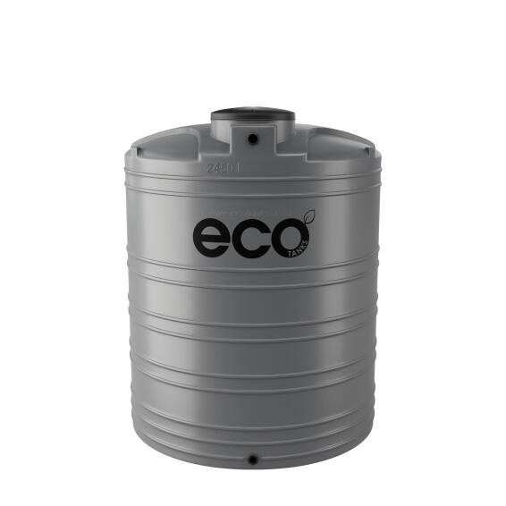 Eco Tanks Vertical Water Tank Grey 2450 Litre