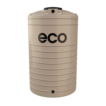 Eco Tanks Vertical Water Tank Beige 2050 Litre 