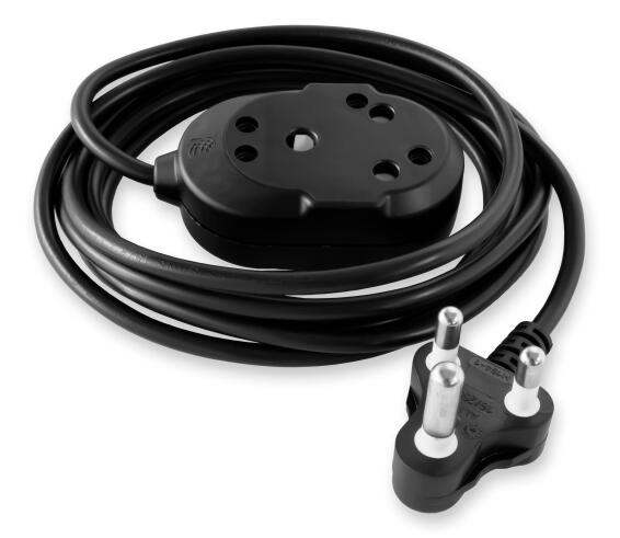 Extension Cord  10A 1mm BLACK 3M Double Janus