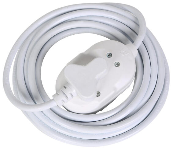 Extension Cord  10A 1mm White Double Janus 3M