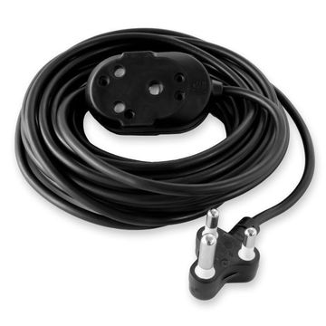 Extension Cord 16A 1.5mm Black Double Janus 10M