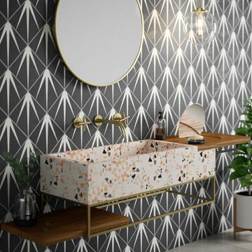Floor Tile Porcelain Ceramista Prisma Anthricite Matt 200X200MM (0.56m2/box)