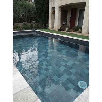 Floor Tile Porcelain Ceramista Bali Stone Azure