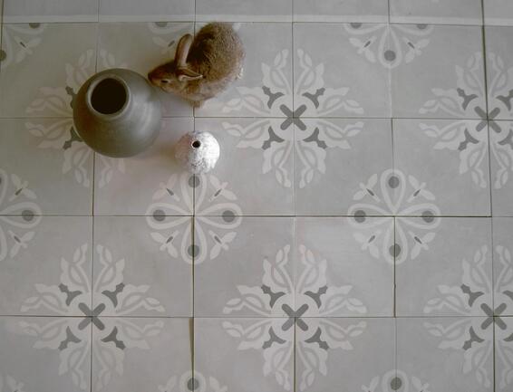 Floor Tile Porcelain Ceramista Flora Ash 200X200MM (0.56m2/box)