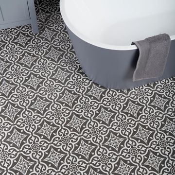 Floor tile  porcelain chester black 450x450mm